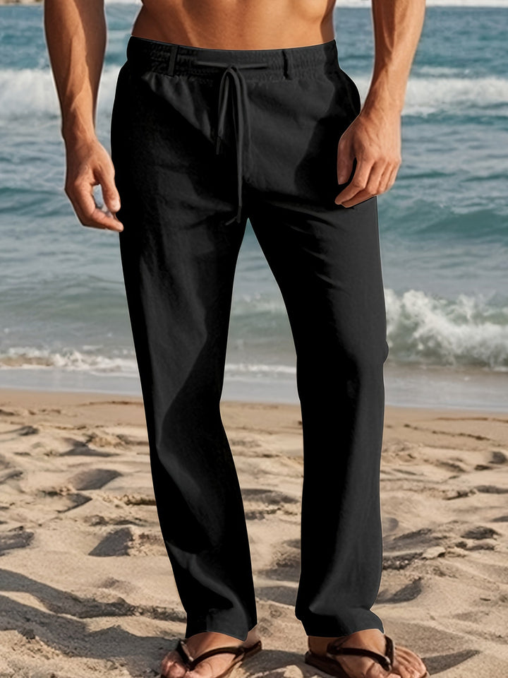 Wilfred - Pantalones de lino de corte relajado