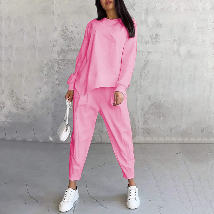 Eulavie - Conjunto lounge oversize de tacto suave