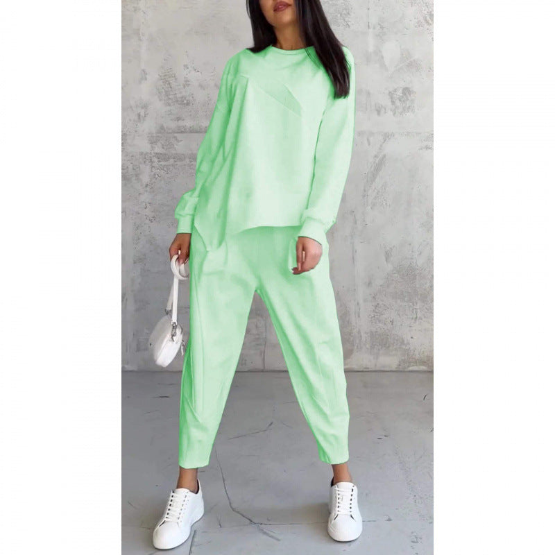 Eulavie - Conjunto lounge oversize de tacto suave