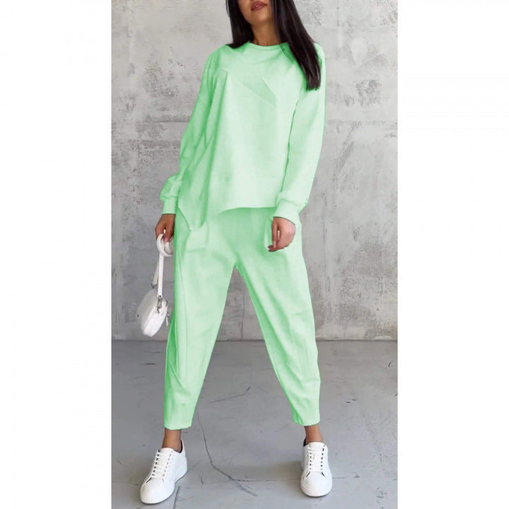 Eulavie - Conjunto lounge oversize de tacto suave