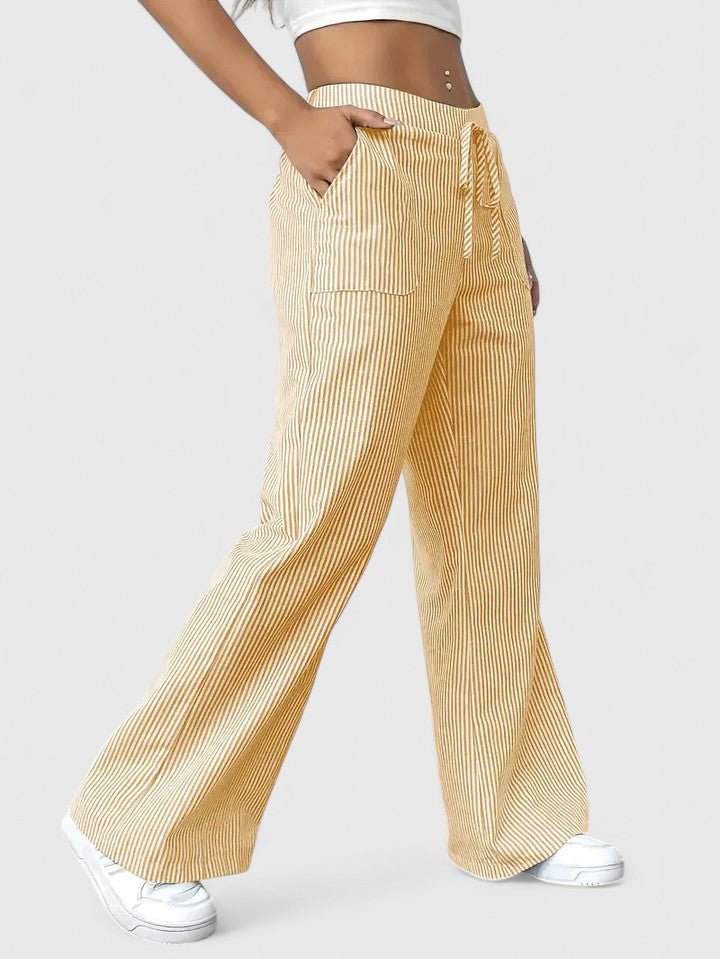 Chelsea - Pantalones con cordón ajustable de tacto suave