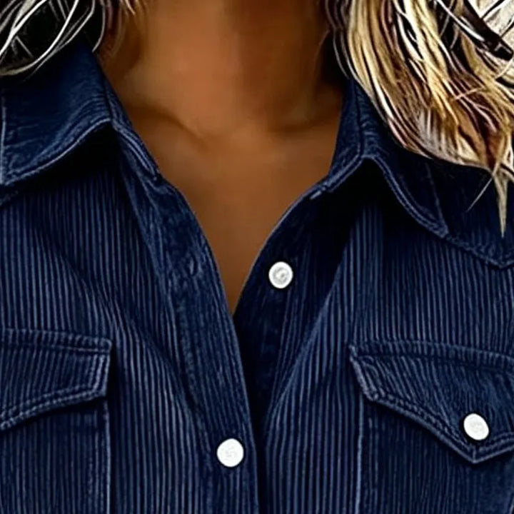 Loredana - Camisa abotonada de tacto suave