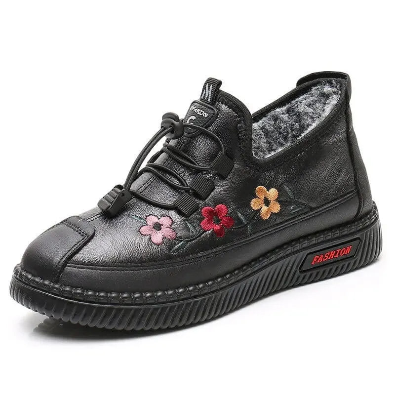 Verisse - Botines cómodos con bordado floral
