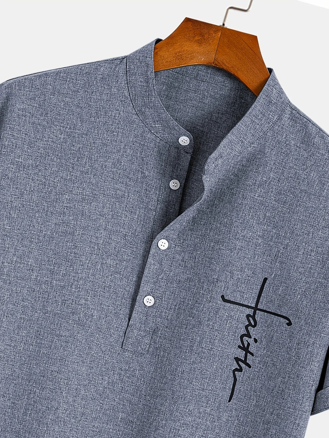 Harlan - Camisa texturizada de cuello alto
