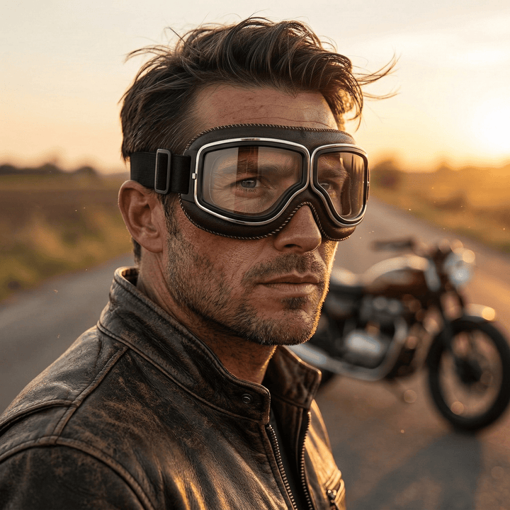 Alaric - Lentes vintage para motocicleta