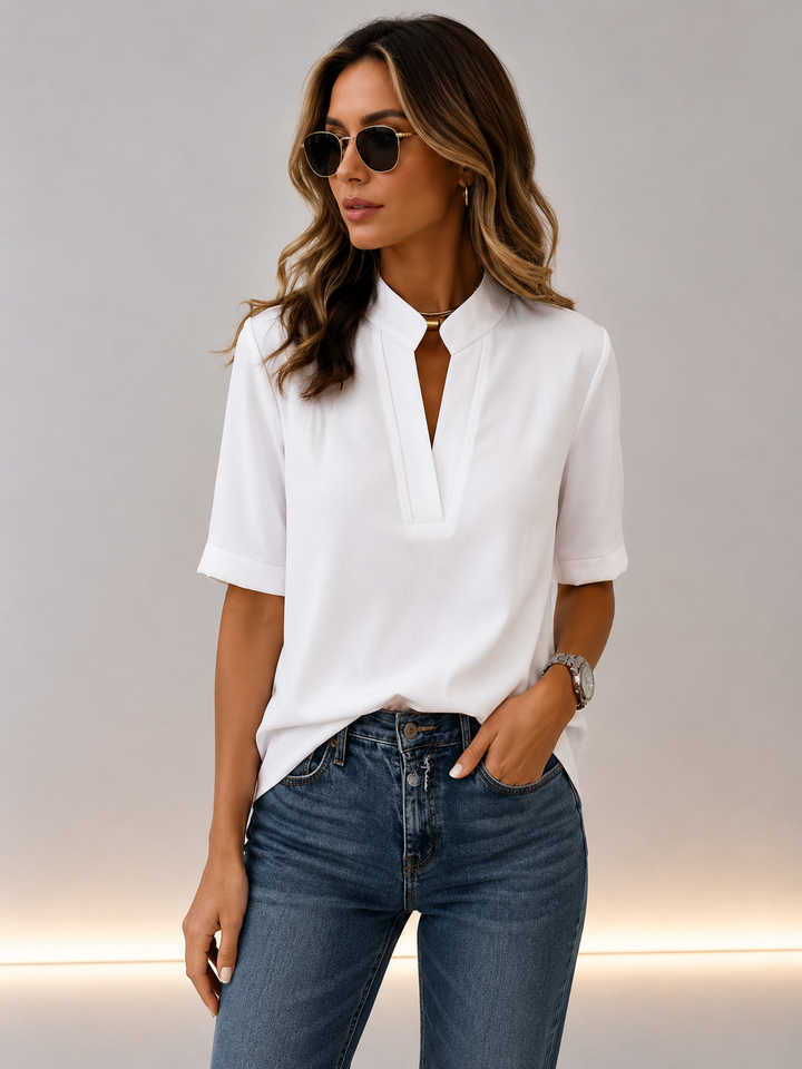 Lucy - Camisa de corte relajado de tacto suave