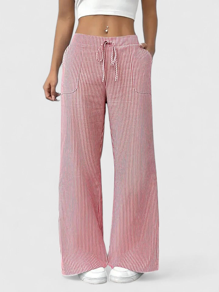Chelsea - Pantalones con cordón ajustable de tacto suave
