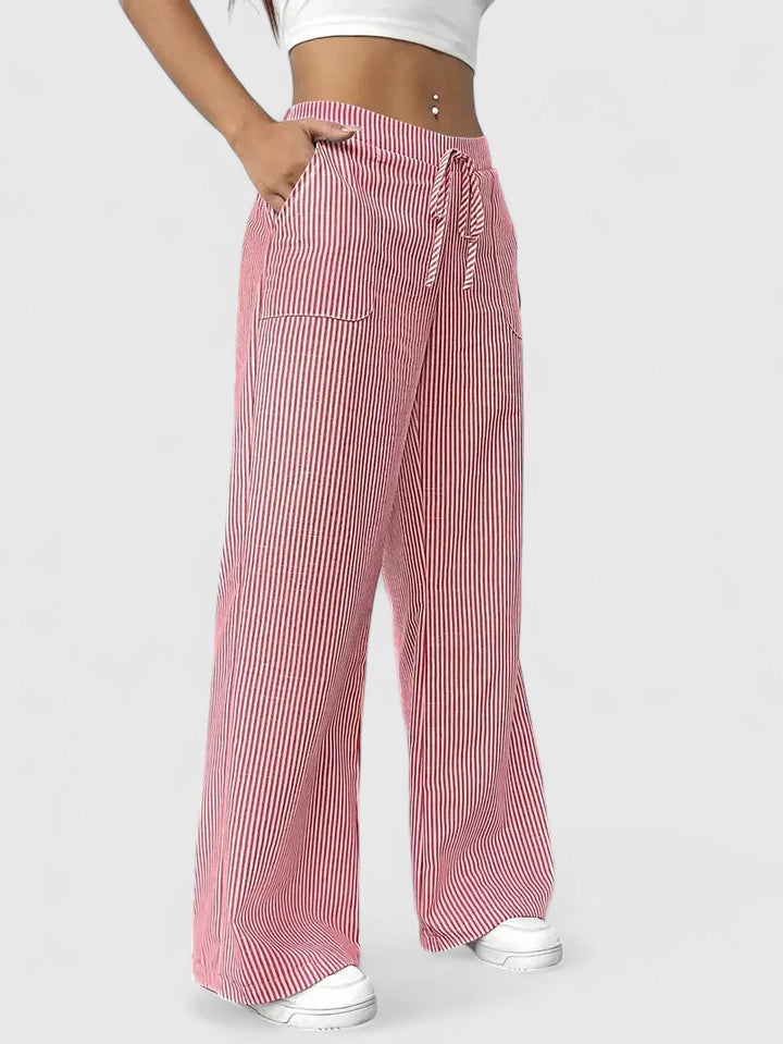 Chelsea - Pantalones con cordón ajustable de tacto suave