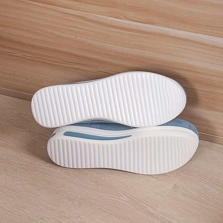 Ovelia - Tenis sin cordones de plataforma