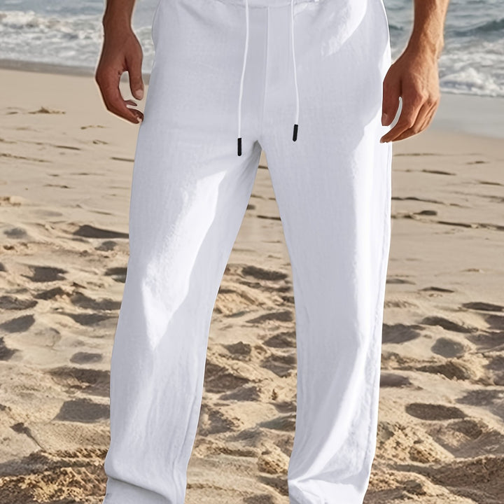 Wilfred - Pantalones de lino de corte relajado