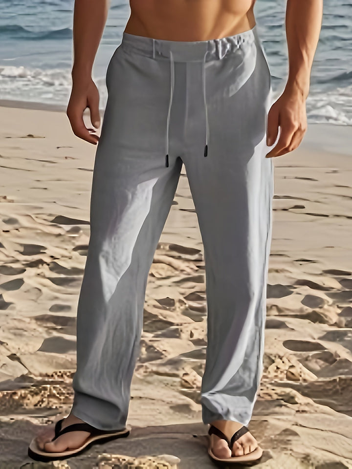 Wilfred - Pantalones de lino de corte relajado