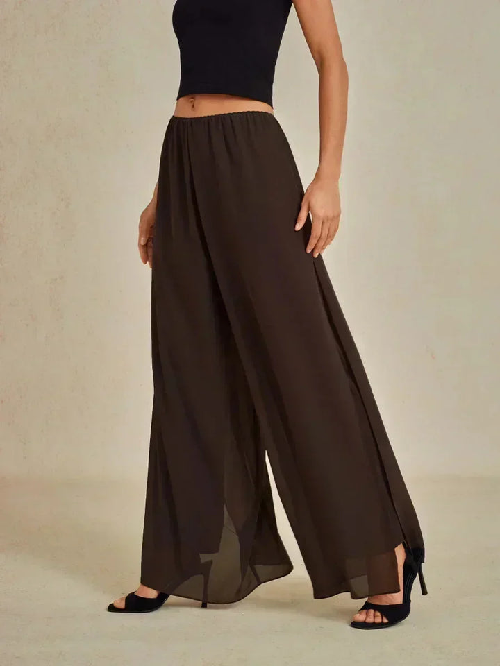Tairess - Pantalón de pierna ancha