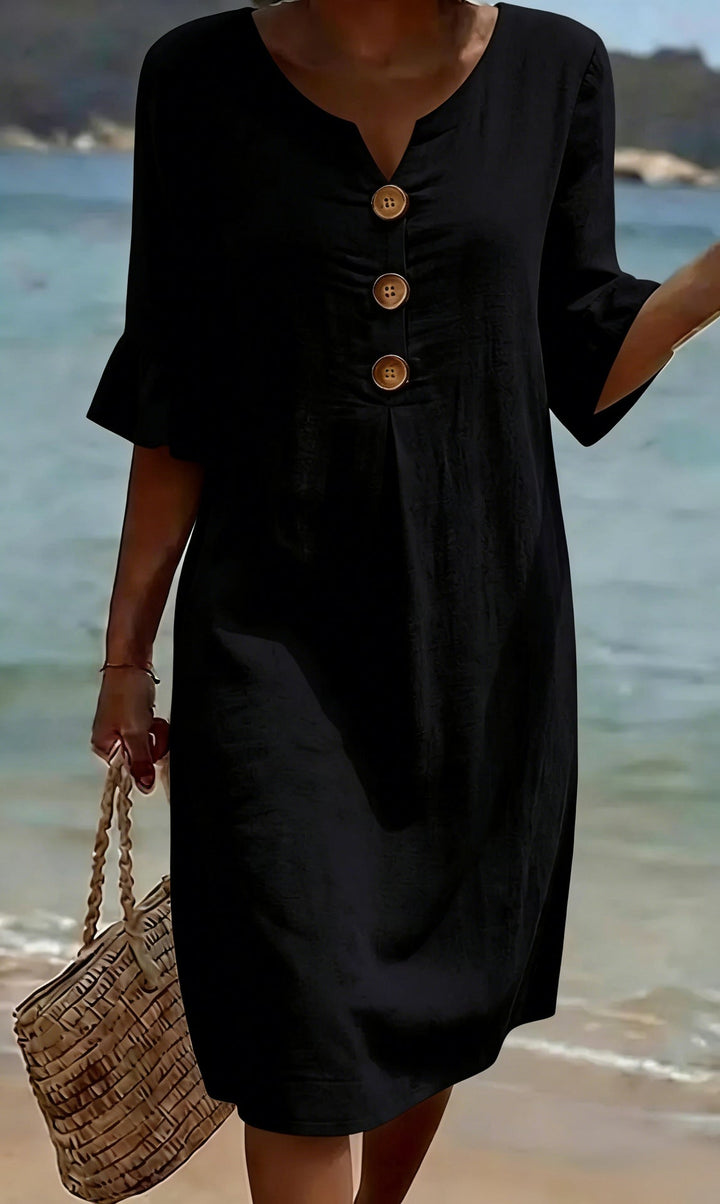 Jonquil - Vestido casual con botones al frente