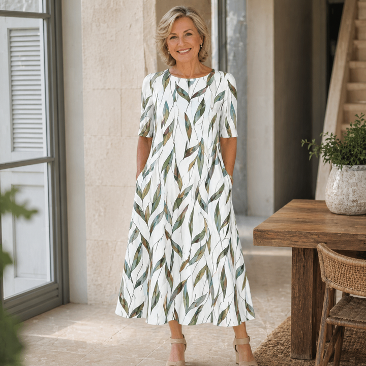 Remi - Vestido midi floral ligero