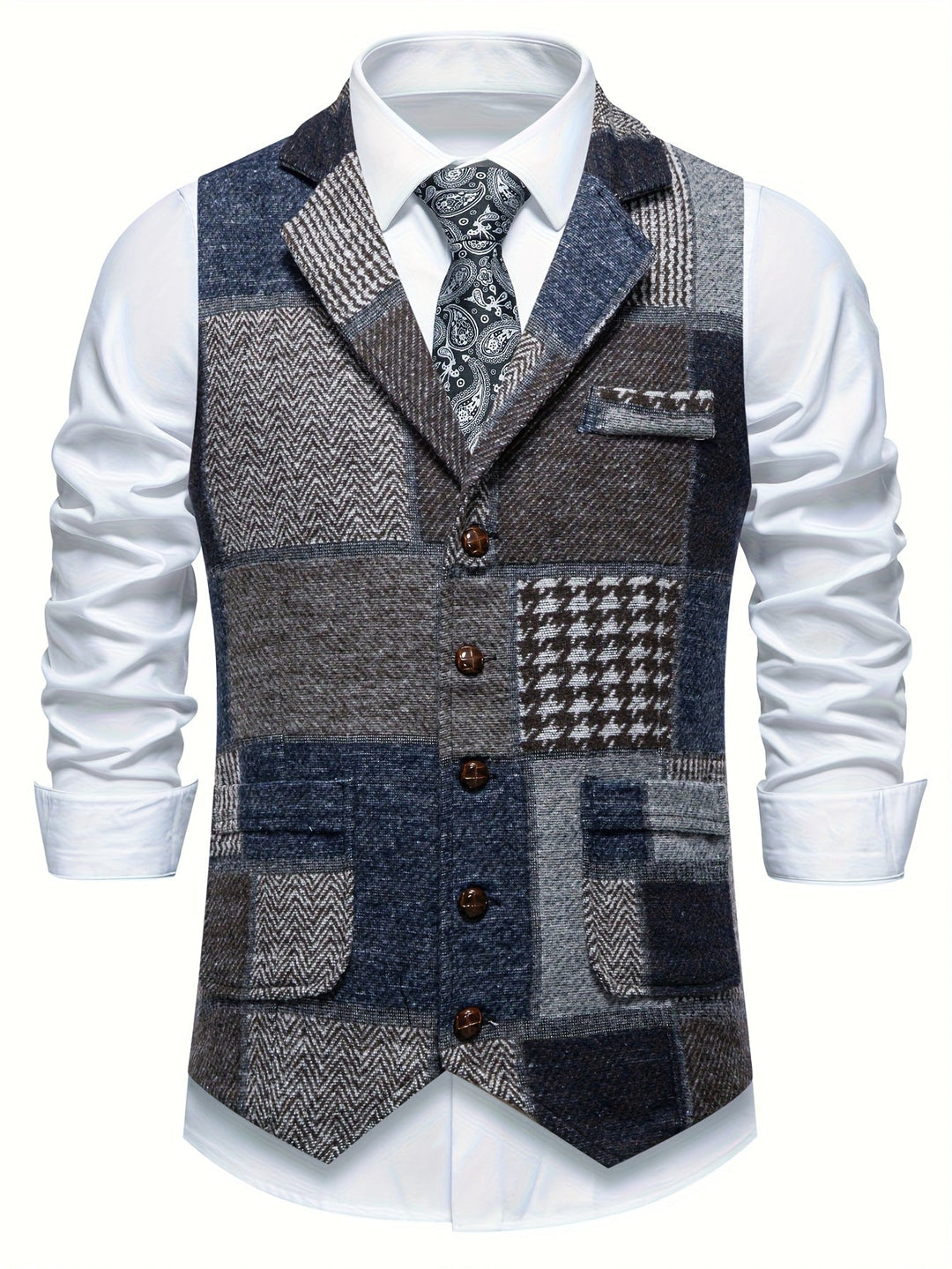 Evren - Chaleco de patchwork a la medida