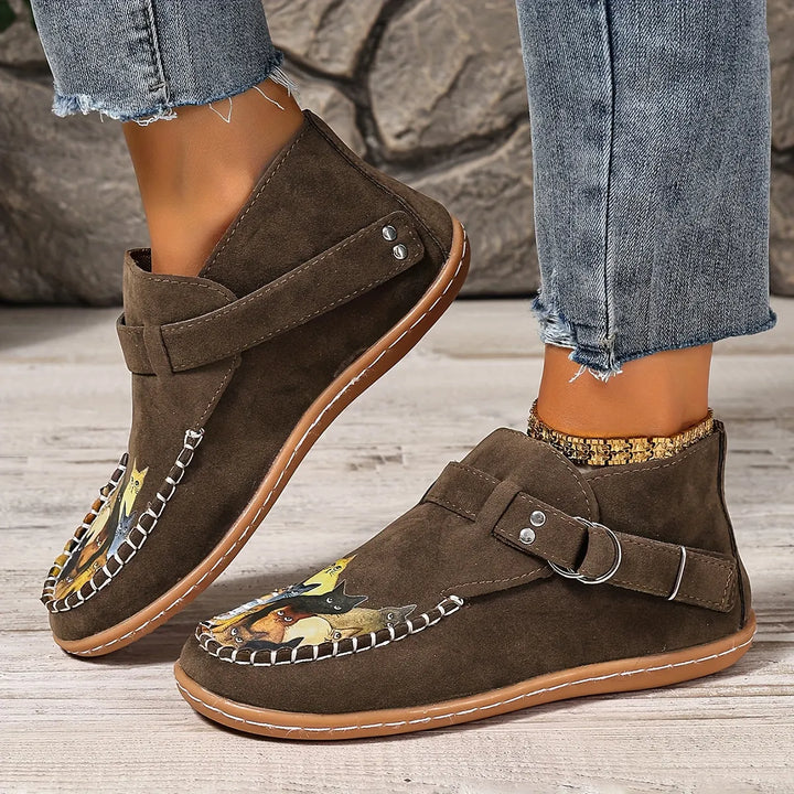 Cara - Mocasines cómodos con detalle de hebilla