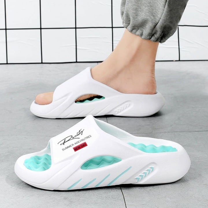 Sarynx - Sandalias tipo slide acolchadas