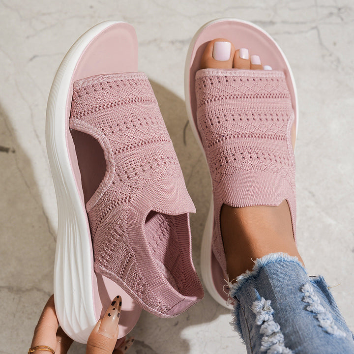 Aerin - Sandalias de plataforma acolchadas