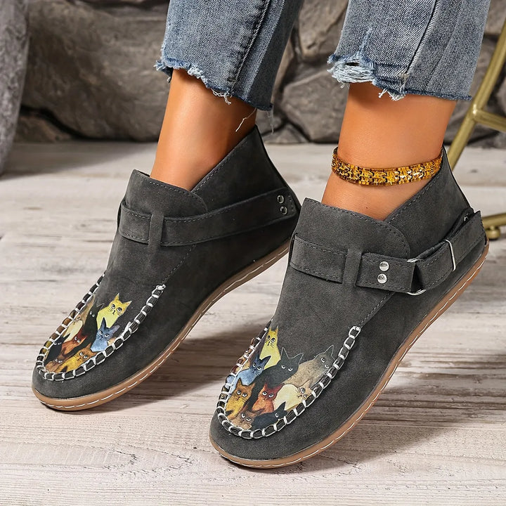 Cara - Mocasines cómodos con detalle de hebilla