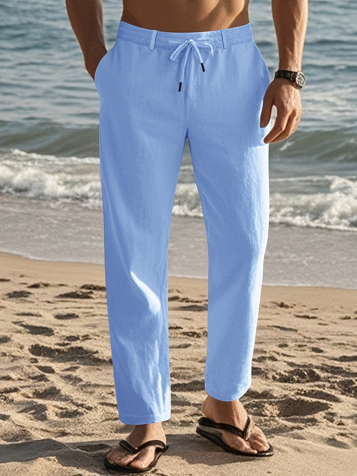 Wilfred - Pantalones de lino de corte relajado