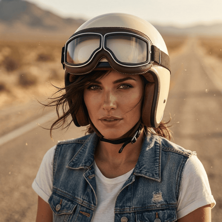 Alaric - Lentes vintage para motocicleta