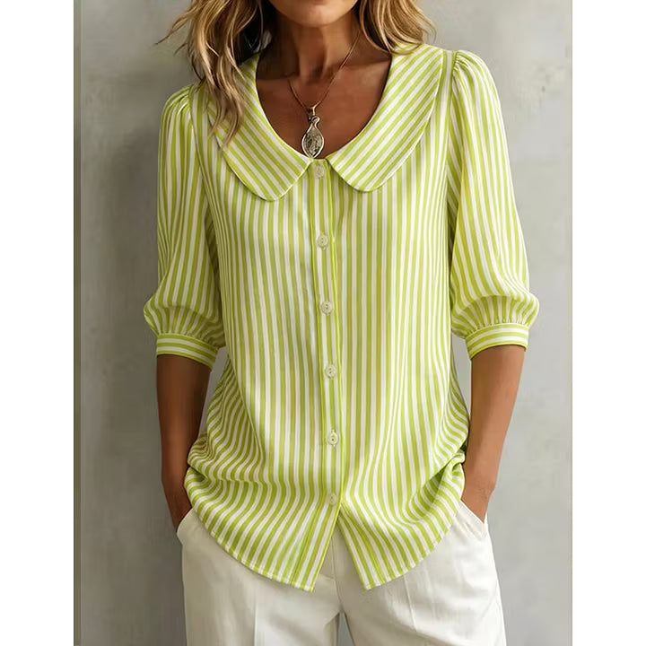 Caitlin - Camisa de lino transpirable