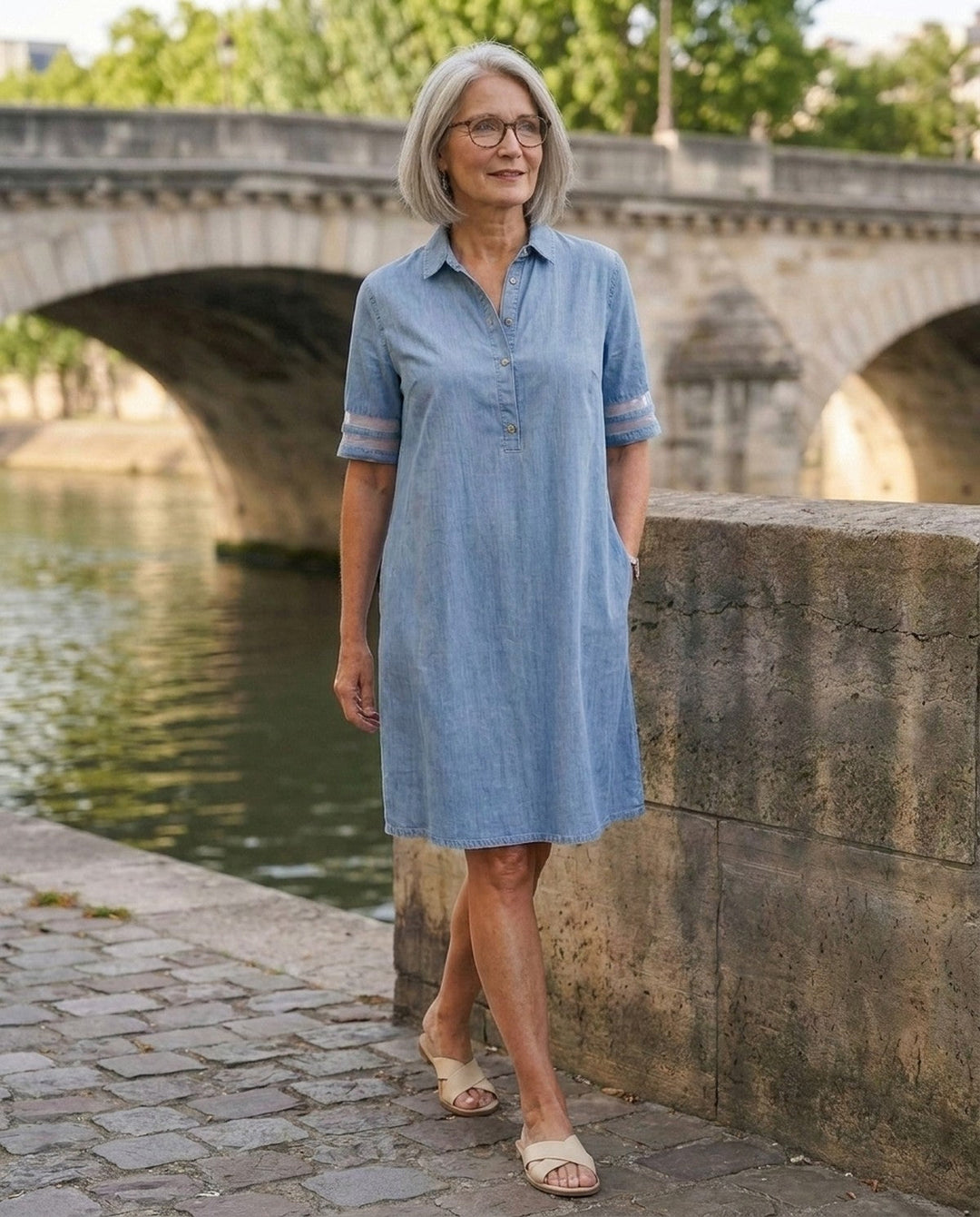 Corinna - Vestido ligero de línea A