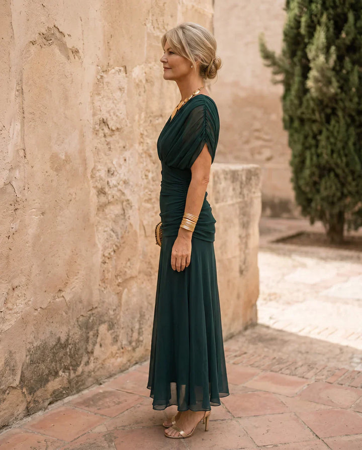 Samantha - Vestido elegante drapeado