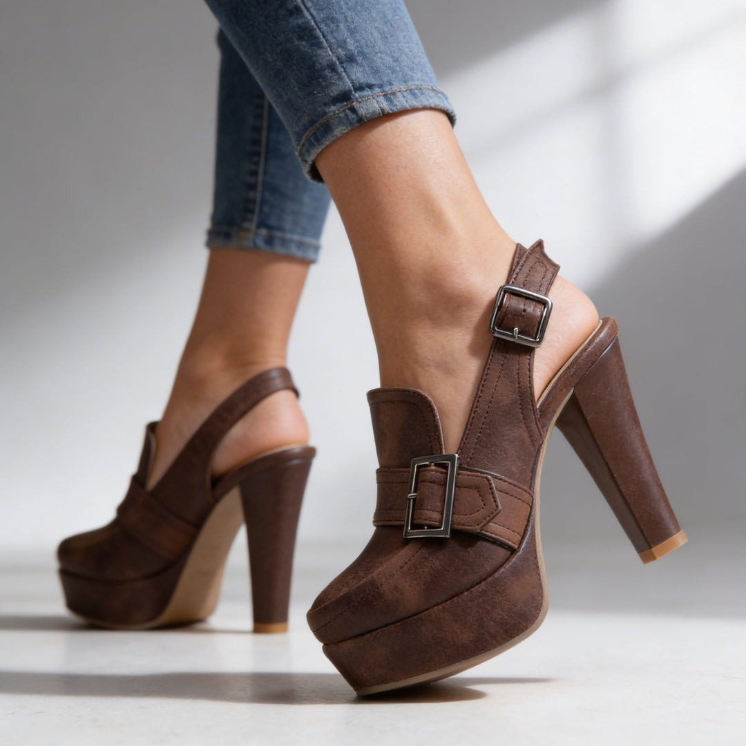 Aderynne - Tacones de plataforma acolchados