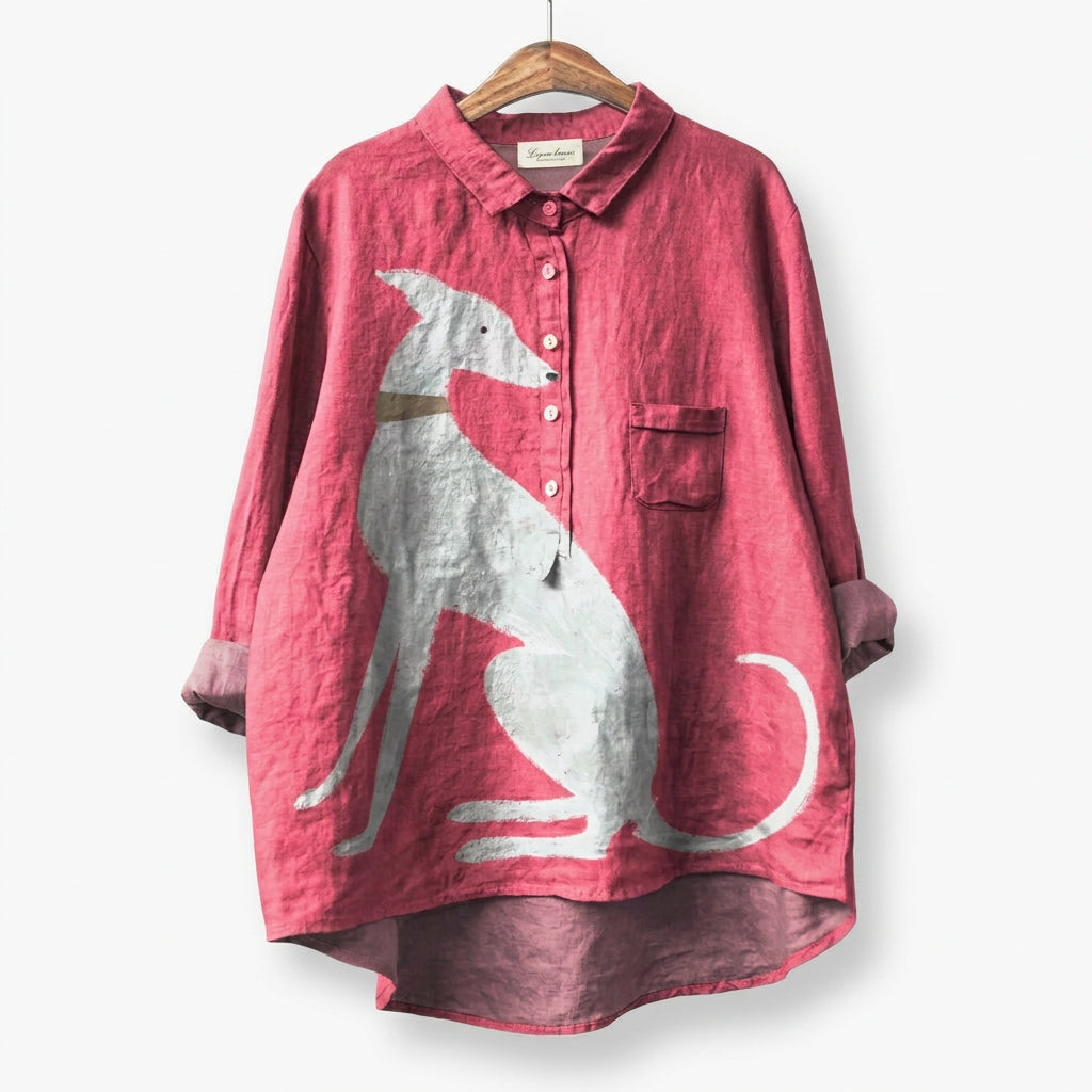 Kenzie - Top suave al tacto con estampado de perros