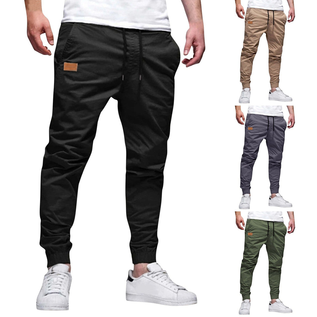 Xavier - Pantalones jogger entallados con jareta