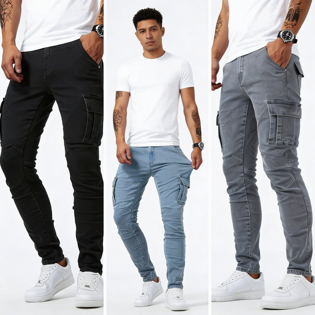Darnic - Jeans cargo stretch premium