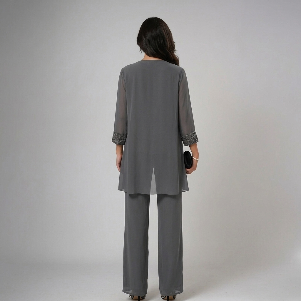 Bronte - Conjunto de tres piezas con pantalón de tacto suave