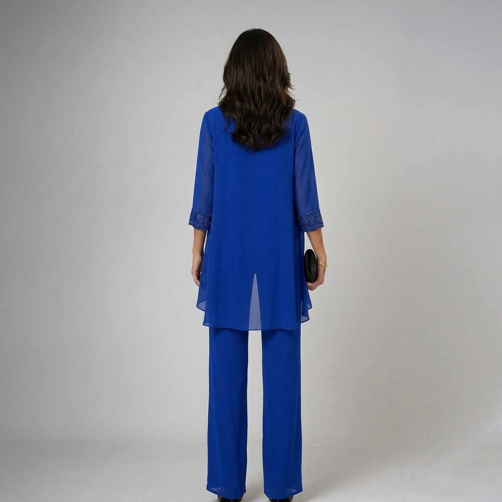Bronte - Conjunto de tres piezas con pantalón de tacto suave