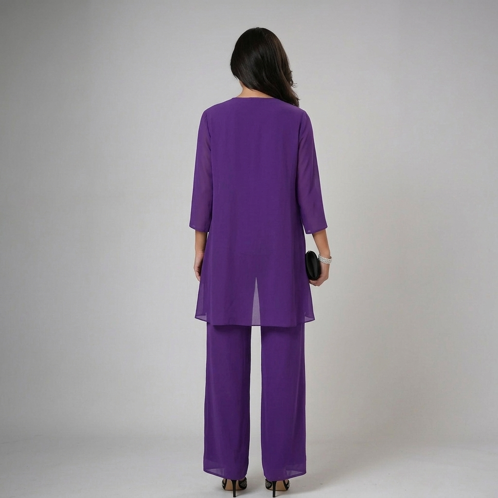 Bronte - Conjunto de tres piezas con pantalón de tacto suave