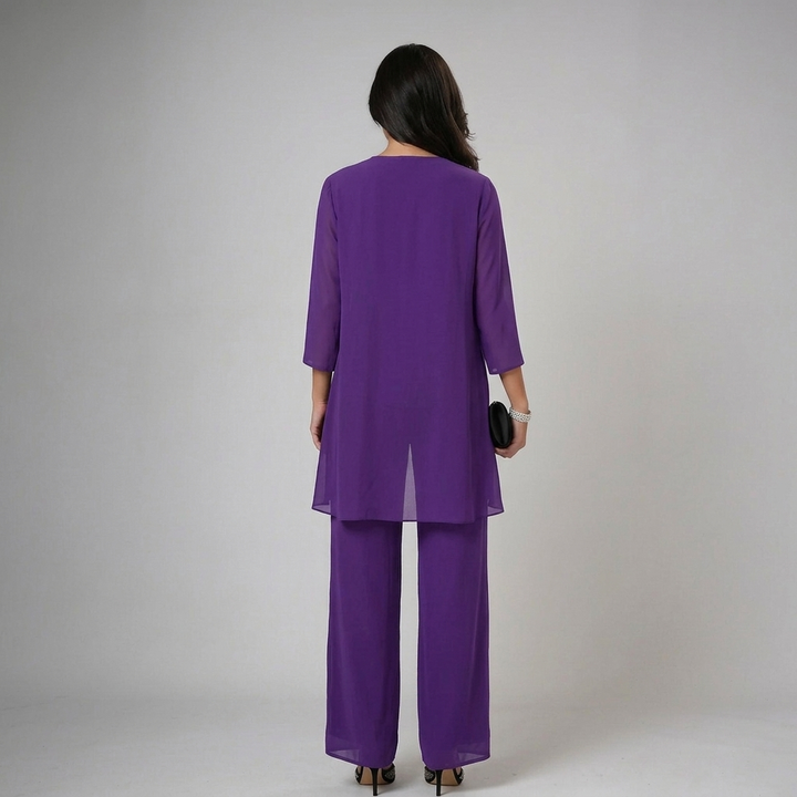 Bronte - Conjunto de tres piezas con pantalón de tacto suave