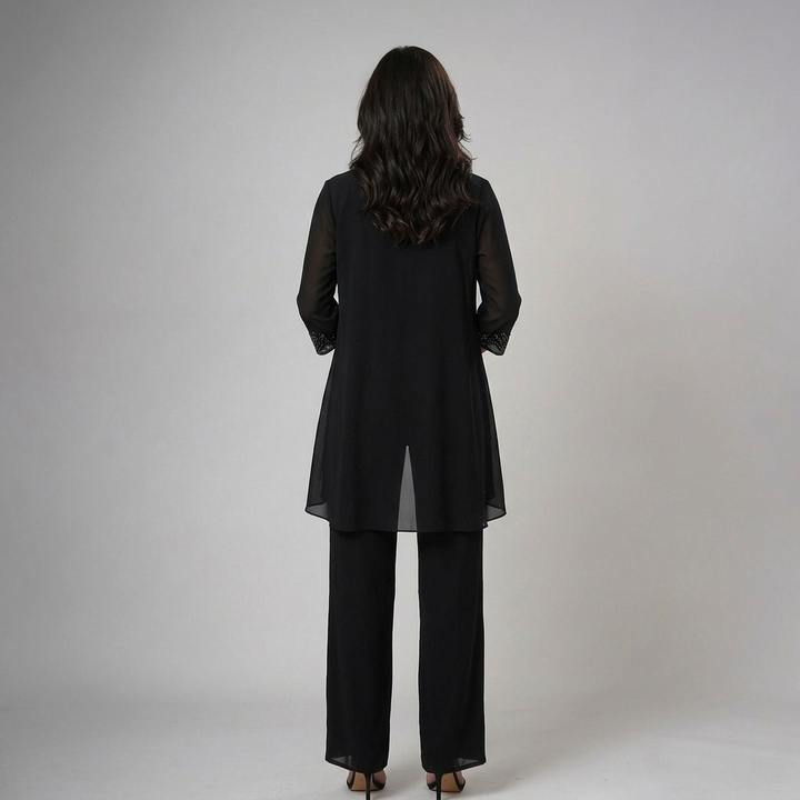 Bronte - Conjunto de tres piezas con pantalón de tacto suave