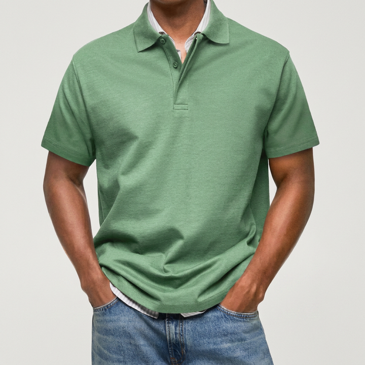 Stewart - Polo de punto texturizado