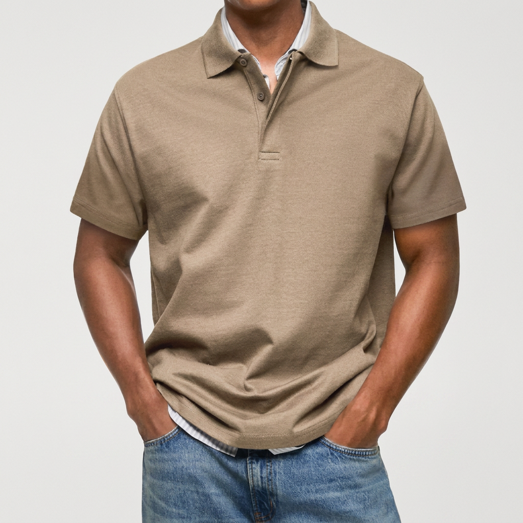 Stewart - Polo de punto texturizado