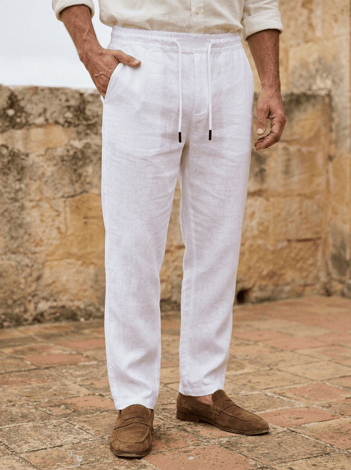 Oakmere - Pantalones de lino frescos