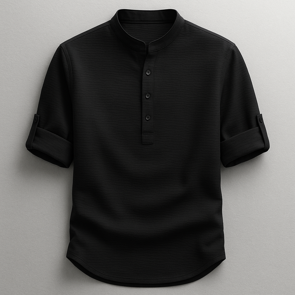 Thorne - Camisa abotonada de tacto suave