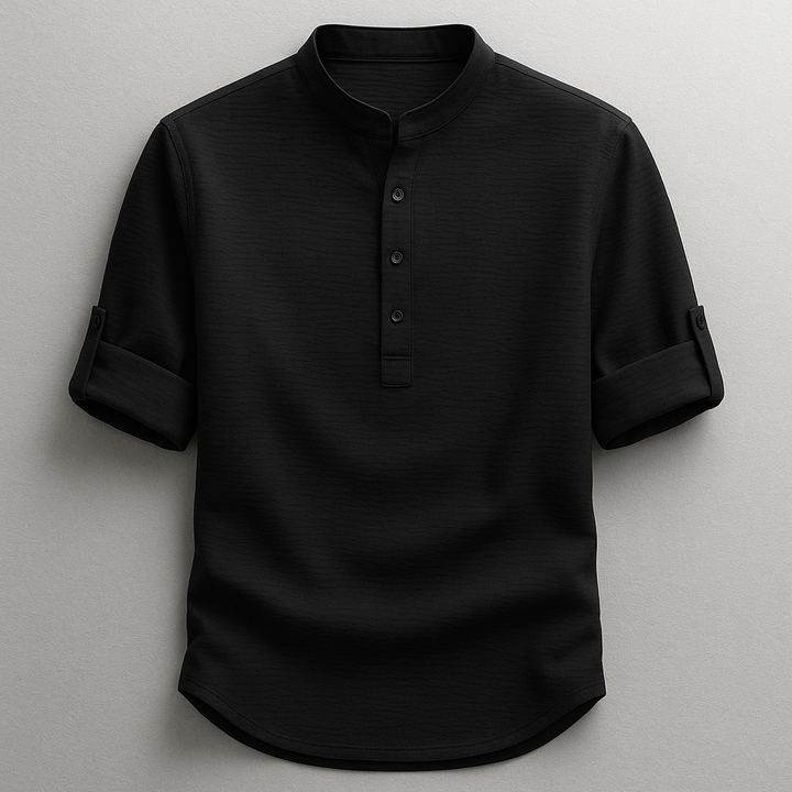 Thorne - Camisa abotonada de tacto suave