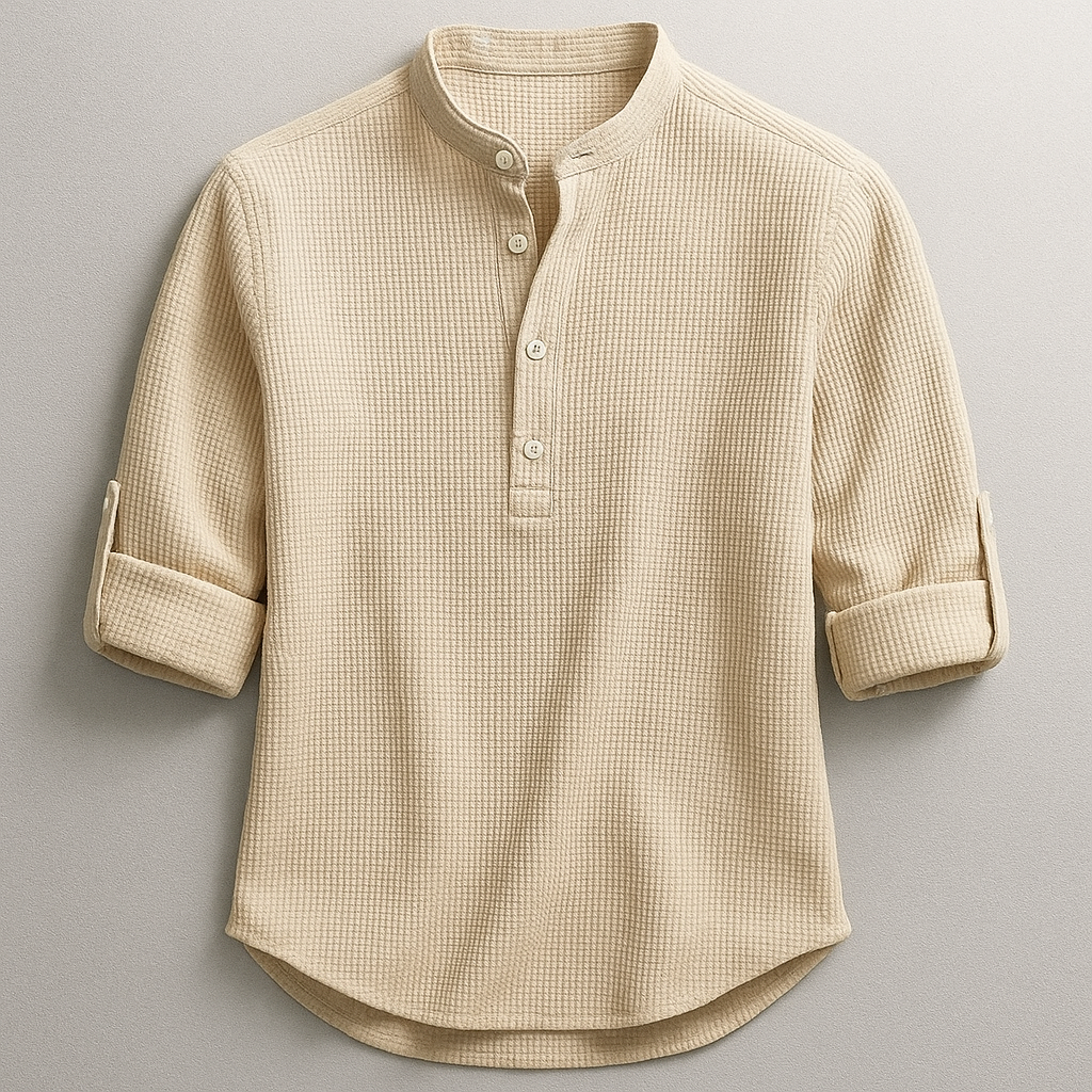 Thorne - Camisa abotonada de tacto suave