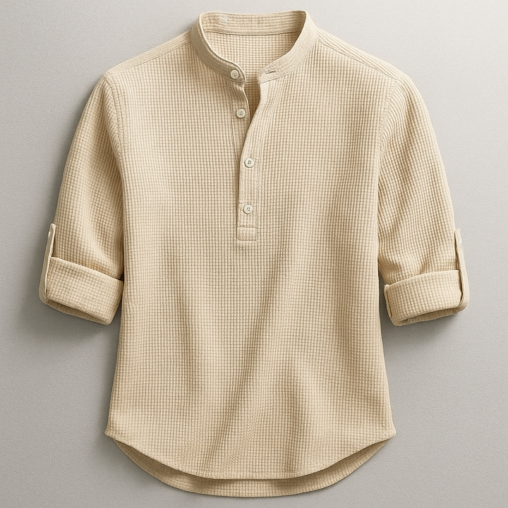 Thorne - Camisa abotonada de tacto suave