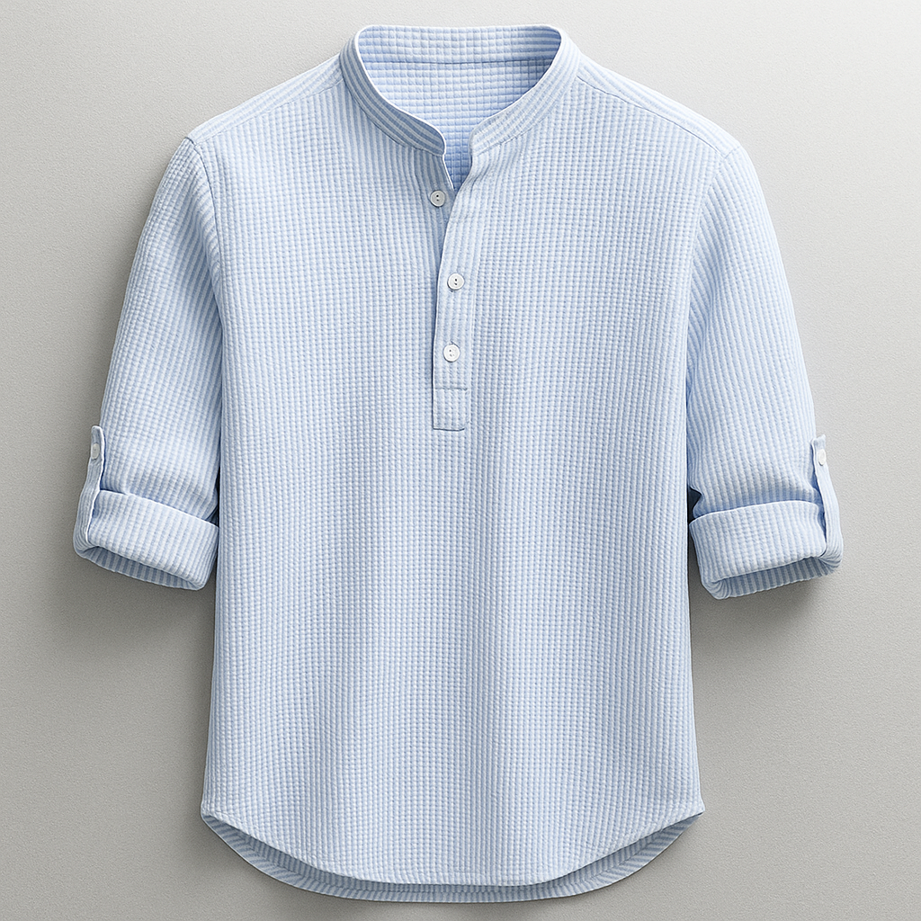 Thorne - Camisa abotonada de tacto suave