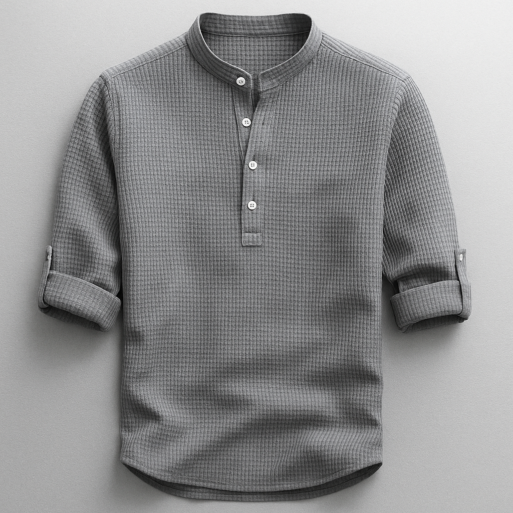 Thorne - Camisa abotonada de tacto suave