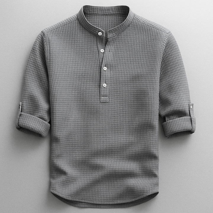 Thorne - Camisa abotonada de tacto suave