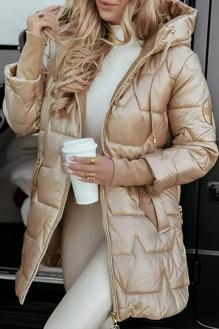 Ayla - Abrigo de invierno térmico con capucha