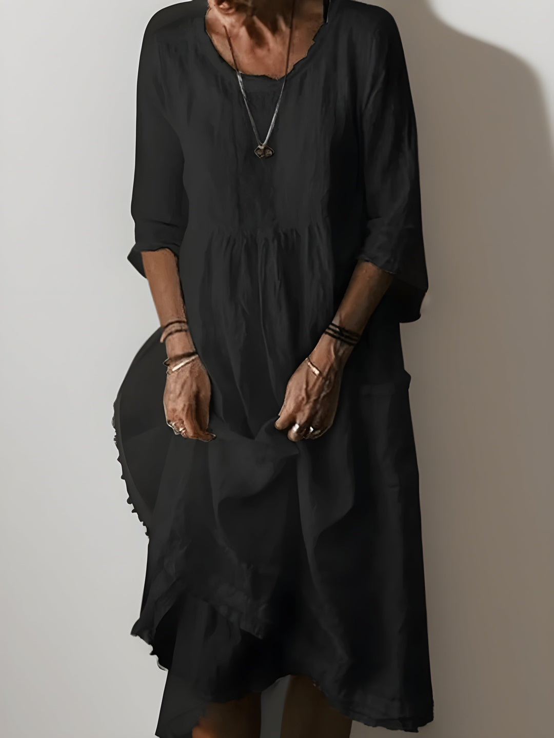Zaria - Vestido maxi de tacto suave