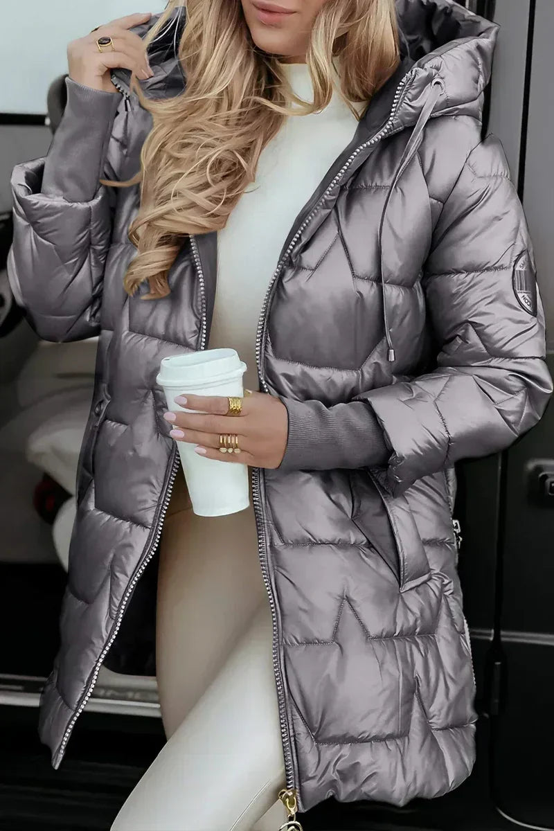 Ayla - Abrigo de invierno térmico con capucha